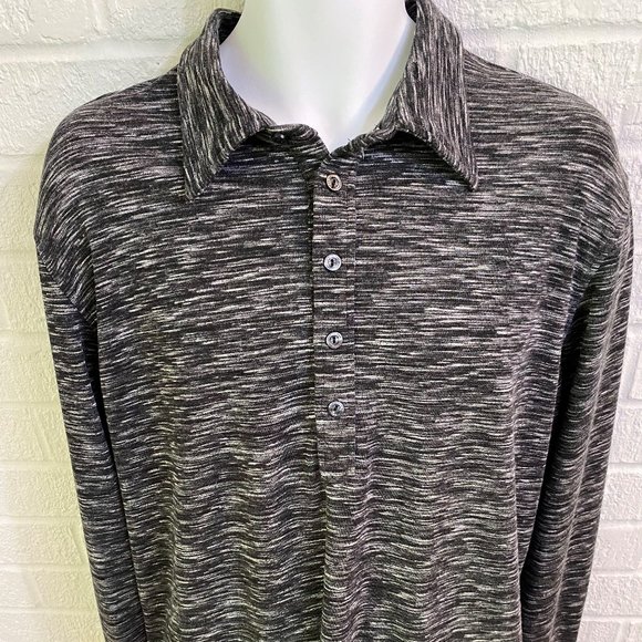 ENRICO Long Sleeve Stretch Polo - Picture 2 of 7